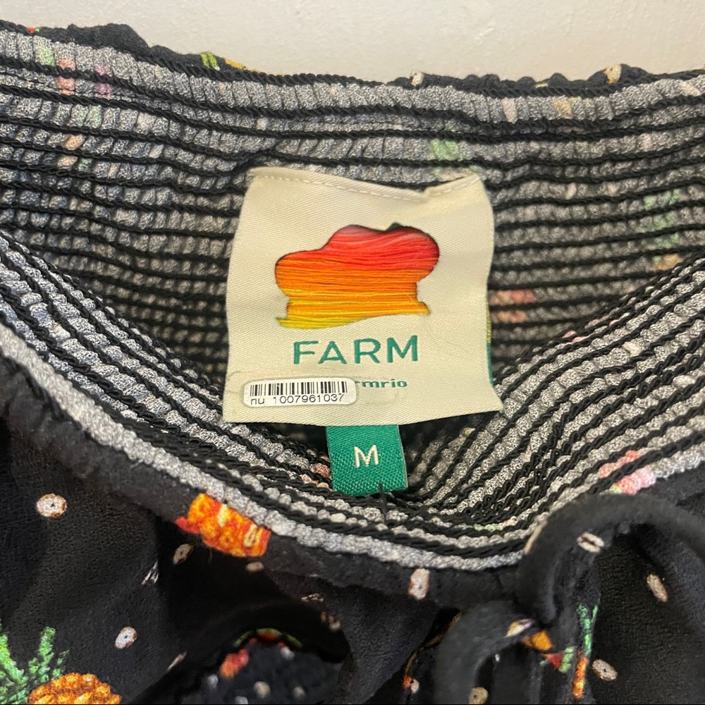 Farm Rio tiny fruits smocked mini dress size medium - Picture 7 of 11